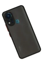 Newface İnfinix Hot 11s Kılıf Montreal Silikon Kapak - Siyah - Görsel 3