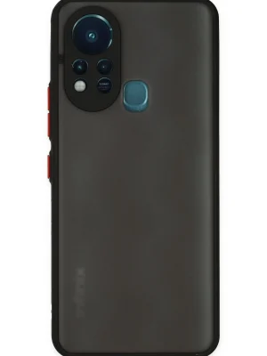 Newface İnfinix Hot 11s Kılıf Montreal Silikon Kapak - Siyah