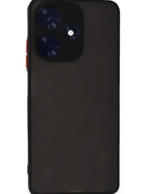 Newface İnfinix Hot 30 4G Kılıf Montreal Silikon Kapak - Siyah