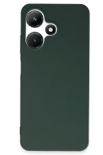 Newface İnfinix Hot 30i Kılıf First Silikon - Koyu Yeşil