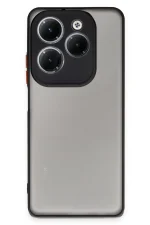 Newface İnfinix Hot 40 Pro Kılıf Montreal Silikon Kapak - Siyah