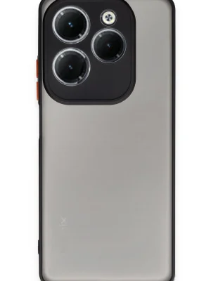 Newface İnfinix Hot 40 Pro Kılıf Montreal Silikon Kapak - Siyah