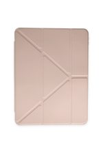 Newface iPad 10.2 (7.nesil) Kılıf Kalemlikli Hugo Tablet Kılıfı - Rose Gold - Görsel 3