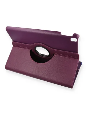 Newface iPad 10.2 (7.nesil) Kılıf 360 Tablet Deri Kılıf - Mürdüm