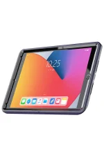 Newface iPad 10.2 (7.nesil) Kılıf Hand Strap Tablet Kılıfı - Lacivert - Görsel 3