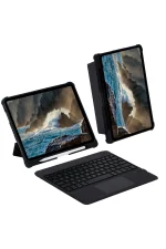 Newface T5206D iPad 10.2 (7.nesil) Kılıf İnter Ledli Klavyeli Tablet Kılıfı - Siyah - Görsel 9