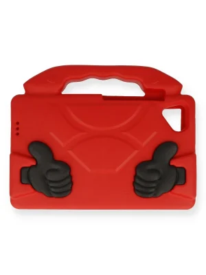 Newface iPad 10.2 (7.nesil) Kılıf Like Stantlı Tablet Silikon - Kırmızı