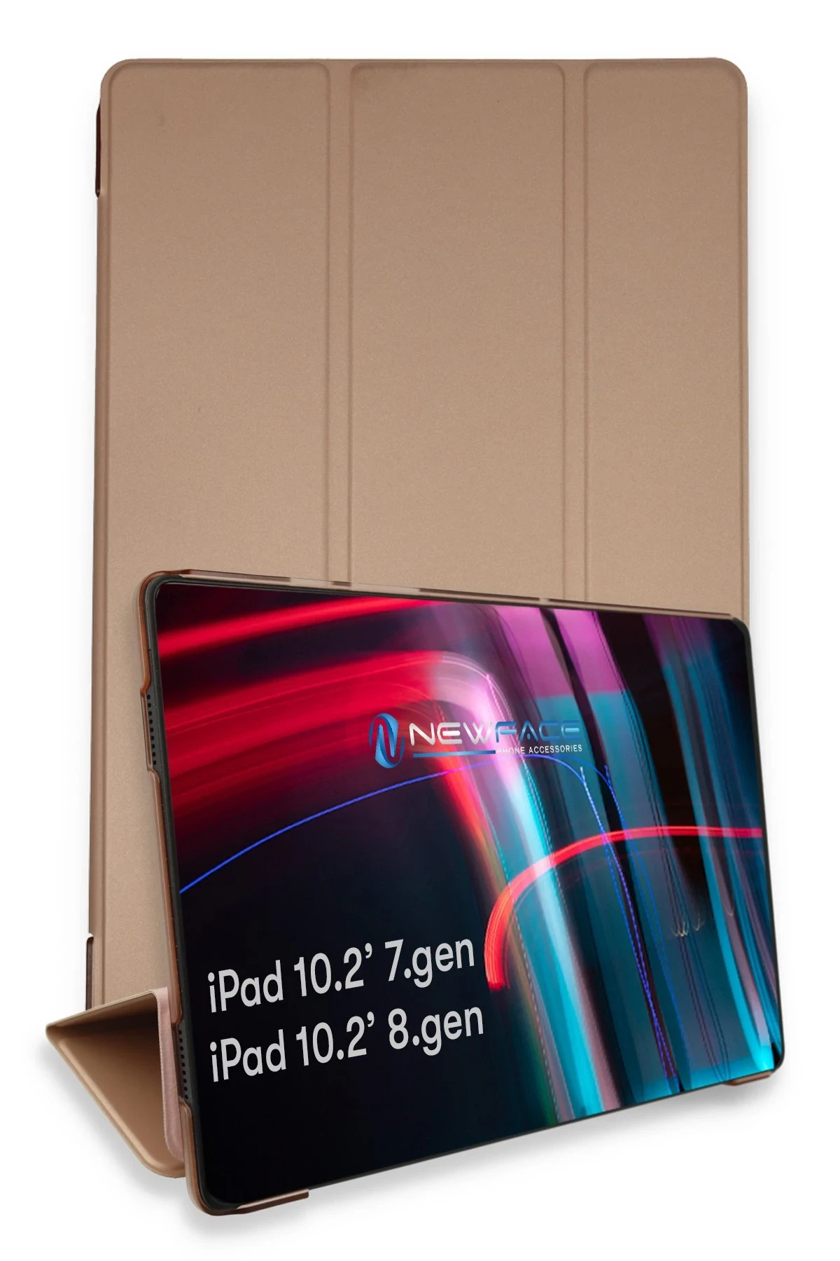 newface-ipad-102-7nesil-kilif-tablet-smart-kilif-rose-gold-default.webp Newface iPad 10.2 (7.nesil) Kılıf Tablet Smart Kılıf - Rose Gold - Görsel 1