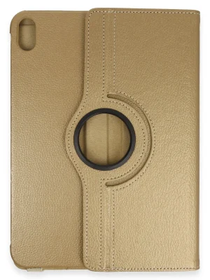 Newface iPad 2022 10.9 (10.nesil) Kılıf 360 Tablet Deri Kılıf - Gold