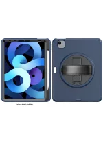 Newface iPad 2022 10.9 (10.nesil) Kılıf Hand Strap Tablet Kılıfı - Lacivert - Görsel 2