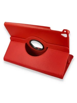 Newface iPad 4 9.7 Kılıf 360 Tablet Deri Kılıf - Kırmızı