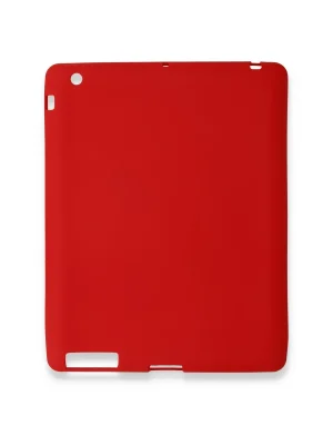 Newface iPad 4 9.7 Kılıf Evo Tablet Silikon - Kırmızı