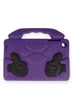 Newface iPad 4 9.7 Kılıf Like Stantlı Tablet Silikon - Mor