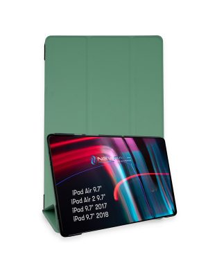 Newface iPad 5 Air 9.7 Kılıf Tablet Smart Kılıf - Koyu Yeşil