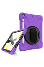 Newface iPad 5 Air 9.7 Kılıf Amazing Tablet Kapak - Mor - Görsel 2