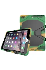 Newface iPad 5 Air 9.7 Kılıf Griffin Tablet Kapak - Kamuflaj - Görsel 2