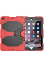 Newface iPad 5 Air 9.7 Kılıf Griffin Tablet Kapak - Kırmızı