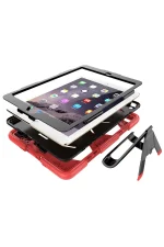 Newface iPad 5 Air 9.7 Kılıf Griffin Tablet Kapak - Kırmızı - Görsel 6