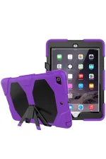 Newface iPad 5 Air 9.7 Kılıf Griffin Tablet Kapak - Mor - Görsel 3