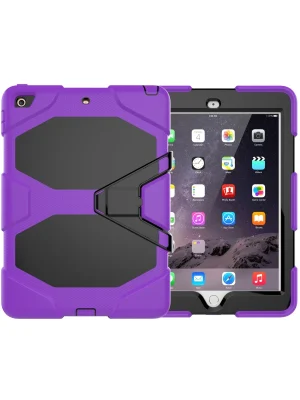 Newface iPad 5 Air 9.7 Kılıf Griffin Tablet Kapak - Mor