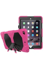 Newface iPad 5 Air 9.7 Kılıf Griffin Tablet Kapak - Pembe - Görsel 3