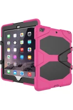 Newface iPad 5 Air 9.7 Kılıf Griffin Tablet Kapak - Pembe - Görsel 5