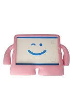 Newface iPad 5 Air 9.7 Kılıf Karakter Tablet Silikon - Açık Pembe