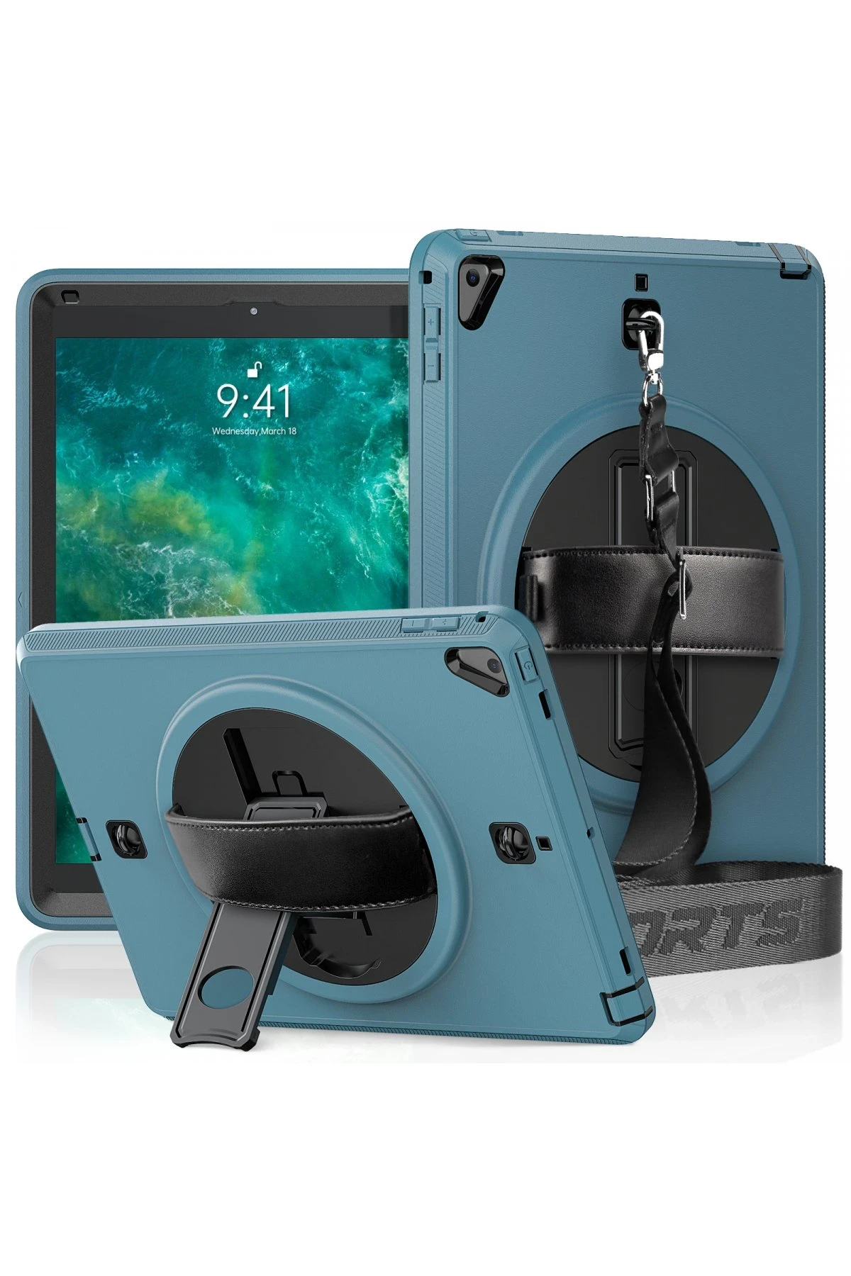 newface-ipad-5-air-97-kilif-strap-c-otterbox-tablet-kapak-mavi-default.webp Newface iPad 5 Air 9.7 Kılıf Strap-C Otterbox Tablet Kapak - Mavi - Görsel 1