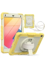 Newface iPad 5 Air 9.7 Kılıf Strap New Tablet Kapak - Sarı