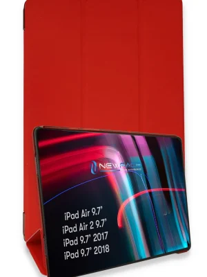 Newface iPad 5 Air 9.7 Kılıf Tablet Smart Kılıf - Kırmızı