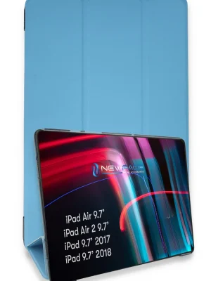 Newface iPad 5 Air 9.7 Kılıf Tablet Smart Kılıf - Mavi