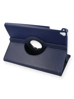 Newface iPad 9.7 (2018) Kılıf 360 Tablet Deri Kılıf - Lacivert