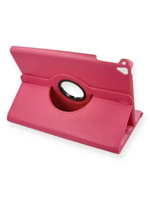 Newface iPad 9.7 (2018) Kılıf 360 Tablet Deri Kılıf - Pembe