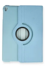 Newface iPad 9.7 (2018) Kılıf 360 Tablet Deri Kılıf - Turkuaz - Görsel 2