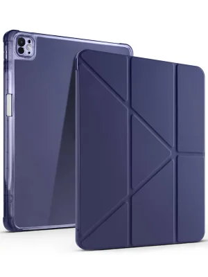 Newface iPad Air 13 (2024) Kılıf Kalemlikli Mars Tablet Kılıfı - Lacivert