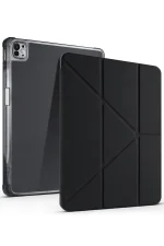 Newface iPad Air 13 (2024) Kılıf Kalemlikli Mars Tablet Kılıfı - Siyah