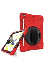 Newface iPad Air 3 10.5 Kılıf Amazing Tablet Kapak - Kırmızı - Görsel 2