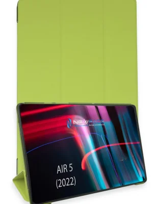 Newface iPad Air 5 (2022) Kılıf Tablet Smart Kılıf - Açık Yeşil