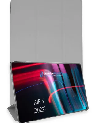 Newface iPad Air 5 (2022) Kılıf Tablet Smart Kılıf - Gri