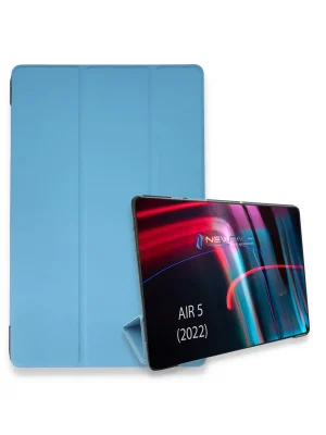 Newface iPad Air 5 (2022) Kılıf Tablet Smart Kılıf - Mavi