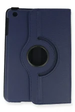Newface iPad Mini 1 Kılıf 360 Tablet Deri Kılıf - Lacivert - Görsel 2