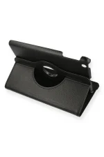 Newface iPad Mini 1 Kılıf 360 Tablet Deri Kılıf - Siyah