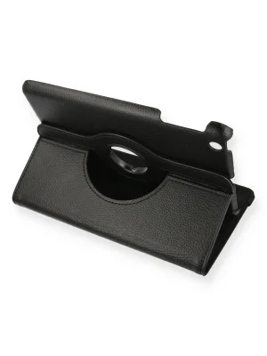 Newface iPad Mini 1 Kılıf 360 Tablet Deri Kılıf - Siyah