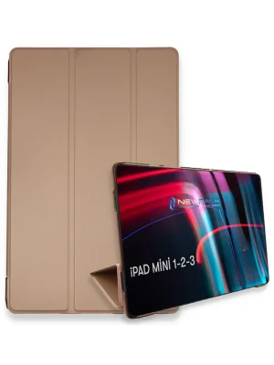 Newface iPad Mini 3 Kılıf Tablet Smart Kılıf - Rose Gold