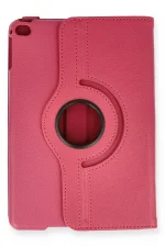 Newface iPad Mini 4 Kılıf 360 Tablet Deri Kılıf - Pembe - Görsel 2