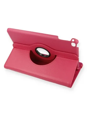 Newface iPad Mini 4 Kılıf 360 Tablet Deri Kılıf - Pembe