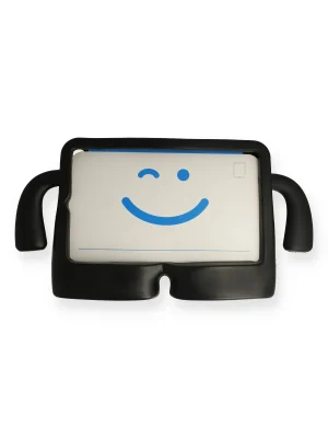Newface iPad Mini 5 Kılıf Karakter Tablet Silikon - Siyah