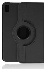 Newface iPad Mini 6 Kılıf 360 Tablet Deri Kılıf - Siyah - Görsel 2