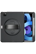 Newface iPad Pro 11 (2018) Kılıf Hand Strap Tablet Kılıfı - Siyah - Görsel 3