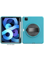 Newface iPad Pro 11 (2018) Kılıf Hand Strap Tablet Kılıfı - Turkuaz - Görsel 2
